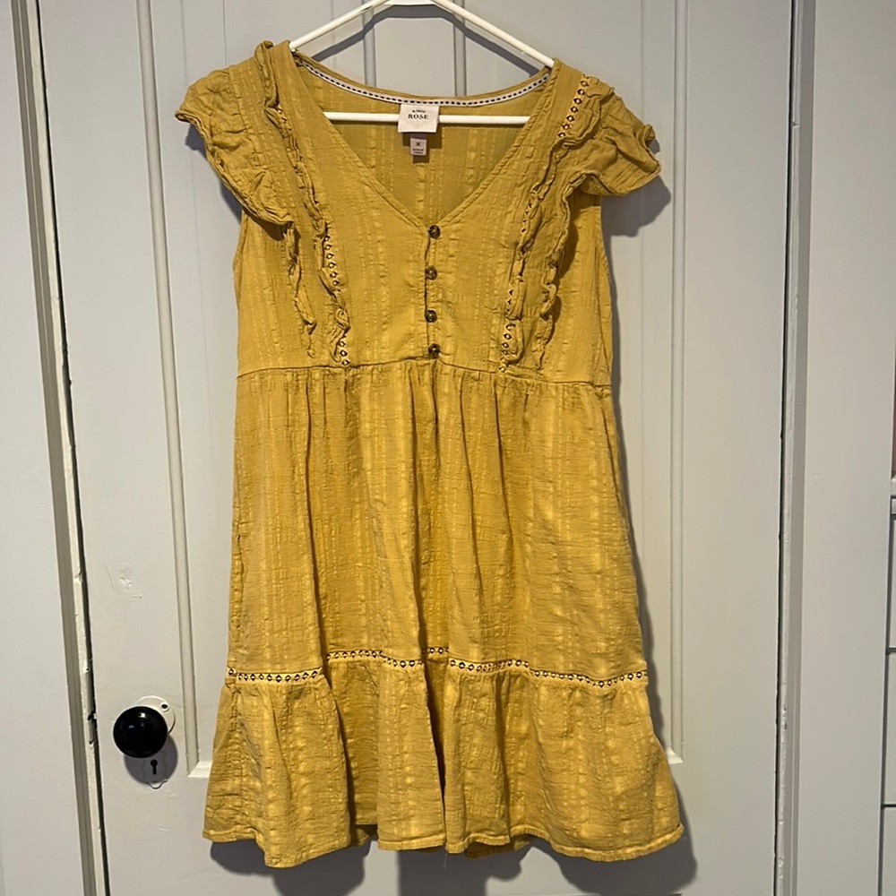 Knox rose size medium yellow sundress